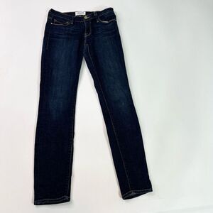 Frame Denim Jeans Womens 27 Blue Whiskering Le Skinny de  Jeanne Cotton Blend